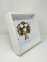 Load image into Gallery viewer, 13th Lace 13 Years Wedding Anniversary Frame - Message
