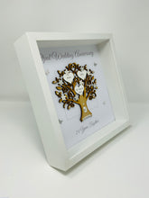 Load image into Gallery viewer, 24th Opal 24 Years Wedding Anniversary Frame - Message
