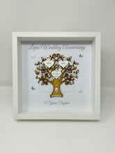 Load image into Gallery viewer, 32nd Lapis 32 Years Wedding Anniversary Frame - Message
