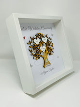 Load image into Gallery viewer, 25th Silver 25 Years Wedding Anniversary Frame - Message
