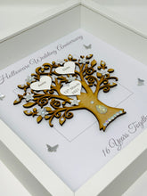 Load image into Gallery viewer, 16th Silver Holloware 16 Years Wedding Anniversary Frame - Message
