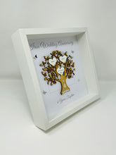 Load image into Gallery viewer, 6th Iron 6 Years Wedding Anniversary Frame - Message
