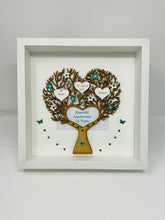 Load image into Gallery viewer, 55th Emerald 55 Years Wedding Anniversary Frame - Heart
