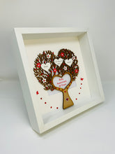 Load image into Gallery viewer, 40th Ruby 40 Years Wedding Anniversary Frame - Heart Tree
