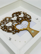 Load image into Gallery viewer, 30th Pearl 30 Years Wedding Anniversary Frame - Heart Tree
