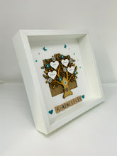 Load image into Gallery viewer, Scrabble Family Tree Frame - Teal
