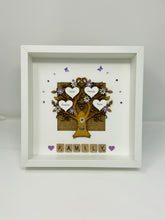 Load image into Gallery viewer, Scrabble Family Tree Frame - Lilac

