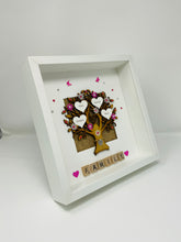 Load image into Gallery viewer, Scrabble Family Tree Frame - Bright Pink
