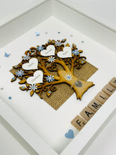 Load image into Gallery viewer, Scrabble Family Tree Frame - Pale Blue
