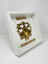 Load image into Gallery viewer, Grandchildren Scrabble Family Tree Frame - Green
