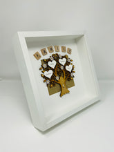 Load image into Gallery viewer, Scrabble Family Tree Frame- White Arched
