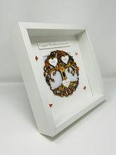 Load image into Gallery viewer, 7th Copper &amp; Black 7 Years Wedding Anniversary Frame - Tree Of Life
