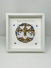 Load image into Gallery viewer, 45th Sapphire 45 Years Wedding Anniversary Frame - Tree Of Life
