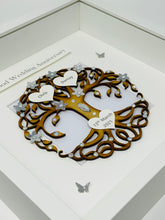 Load image into Gallery viewer, 5th Wood 5 Years Wedding Anniversary Frame - Tree Of Life
