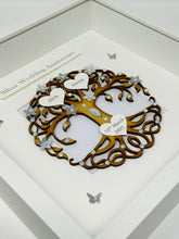 Load image into Gallery viewer, 25th Silver 25 Years Wedding Anniversary Frame - Tree Of Life
