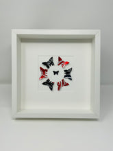 Load image into Gallery viewer, Jack Daniels &amp; Coke Upcycled Butterfly Frame
