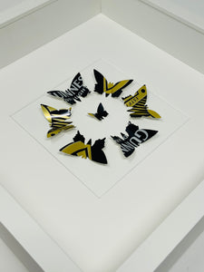 Guinness Upcycled Butterfly Circle Frame