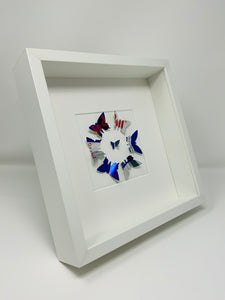 Red Bull Racing Upcycled Butterfly Circle Frame