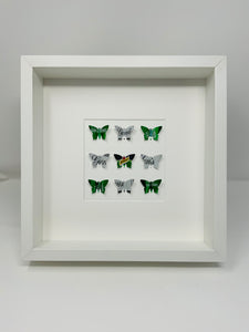 Gordons Gin & Tonic Upcycled Butterfly Square Frame