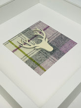 Load image into Gallery viewer, Stag Head Frame - Lilac Tartan (2)
