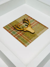 Load image into Gallery viewer, Stag Head Frame - Mustard &amp; Orange (3)

