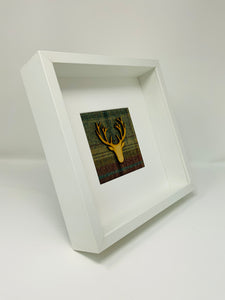 Stag Head Frame - Red & Blue (8)