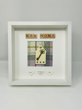 Load image into Gallery viewer, New Home Scrabble Frame - Lilac Tartan Pearls
