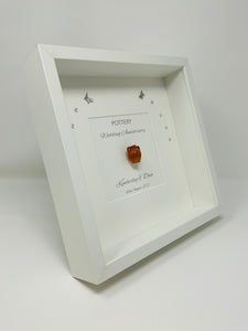 9th Pottery 9 Years Wedding Anniversary Frame - Traditional