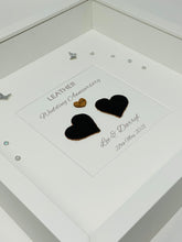 Load image into Gallery viewer, 3rd Leather 3 Years Wedding Anniversary Frame - Traditional
