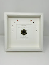 Load image into Gallery viewer, 19th Bronze 19 Years Wedding Anniversary Frame - Traditional
