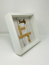 Load image into Gallery viewer, Family Scrabble Tile Frame - Wood Effect
