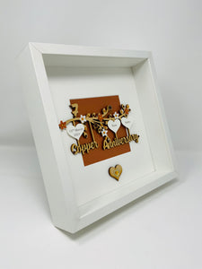 7th Copper 7 Years Wedding Anniversary Frame  - Branch