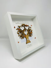 Load image into Gallery viewer, 7th Copper &amp; White 7 Years Wedding Anniversary Frame - Classic
