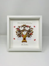 Load image into Gallery viewer, 40th Ruby 40 Years Wedding Anniversary Frame - Classic
