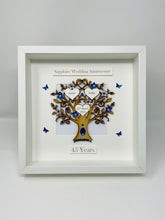 Load image into Gallery viewer, 45th Sapphire 45 Years Wedding Anniversary Frame - Classic
