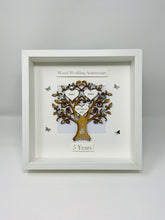 Load image into Gallery viewer, 5th Wood 5 Years Wedding Anniversary Frame - Classic
