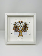 Load image into Gallery viewer, 11th Steel 11 Years Wedding Anniversary Frame - Classic

