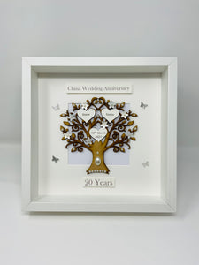20th China 20 Years Wedding Anniversary Frame - Classic