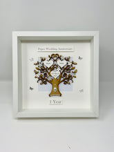 Load image into Gallery viewer, 1st Paper 1 Year Wedding Anniversary Frame - Classic

