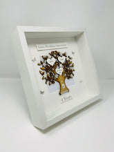 Load image into Gallery viewer, 4th Linen 4 Years Wedding AnniversaryFrame - Classic
