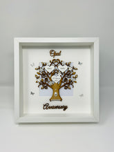 Load image into Gallery viewer, 24th Opal 24 Years Wedding Anniversary Frame - Wooden
