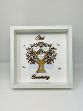 Load image into Gallery viewer, 11th Steel 11 Years Wedding Anniversary Frame - Wooden
