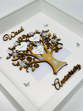 Load image into Gallery viewer, 5th Wood 5 Years Wedding Anniversary Frame - Wooden
