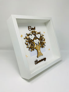 35th Coral 35 Years Wedding Anniversary Frame - Wooden