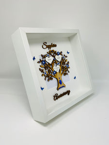 45th Sapphire 45 Years Wedding Anniversary Frame - Wooden