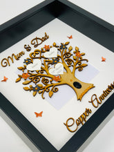 Load image into Gallery viewer, 7th Copper &amp; Black 7 Years Wedding Anniversary Frame  - Mum &amp; Dad
