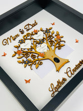 Load image into Gallery viewer, 3rd Leather 3 Years Wedding Anniversary Frame - Mum &amp; Dad
