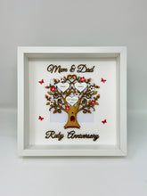 Load image into Gallery viewer, 40th Ruby 40 Years Wedding Anniversary Frame - Mum &amp; Dad
