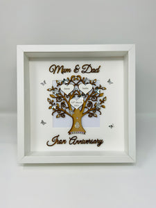 6th Iron 6 Years Wedding Anniversary Frame - Mum & Dad