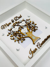 Load image into Gallery viewer, 6th Iron 6 Years Wedding Anniversary Frame - Mum &amp; Dad
